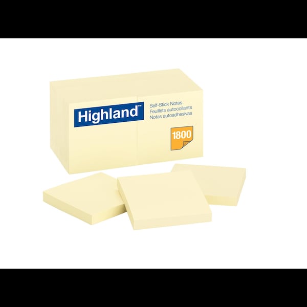 Highland Notes 6549-18, 3"x3", PK12